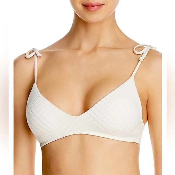 L*SPACE Bikini 2pcs-‘CrossroadsTextured’ Daisy Top & Cosmo Bottom - Picture 3 of 10